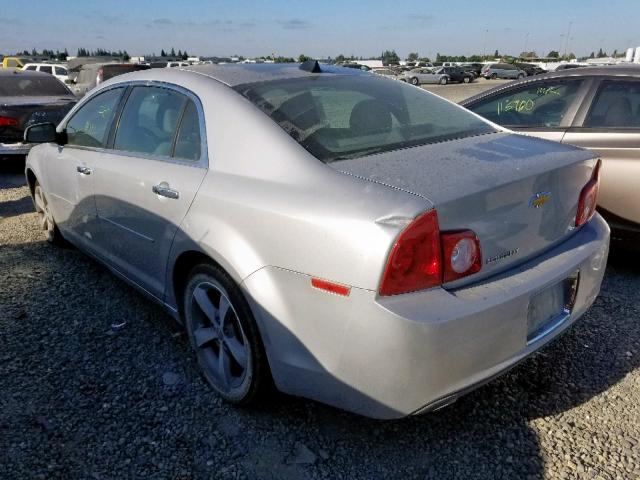 1G1ZC5E08CF134009 - 2012 CHEVROLET MALIBU 1LT SILVER photo 3