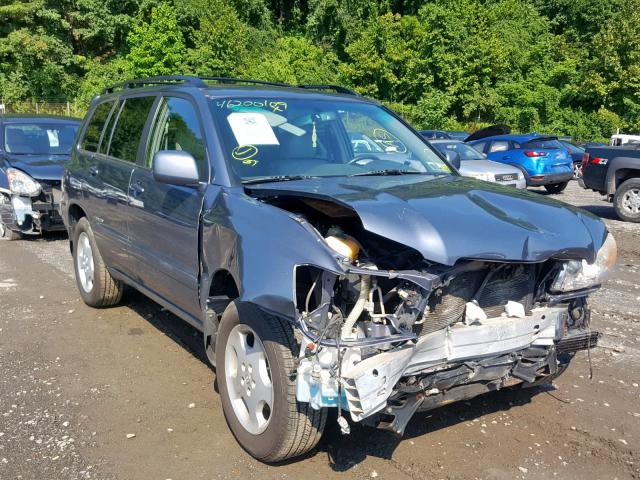 JTEEP21A270229998 - 2007 TOYOTA HIGHLANDER SILVER photo 1