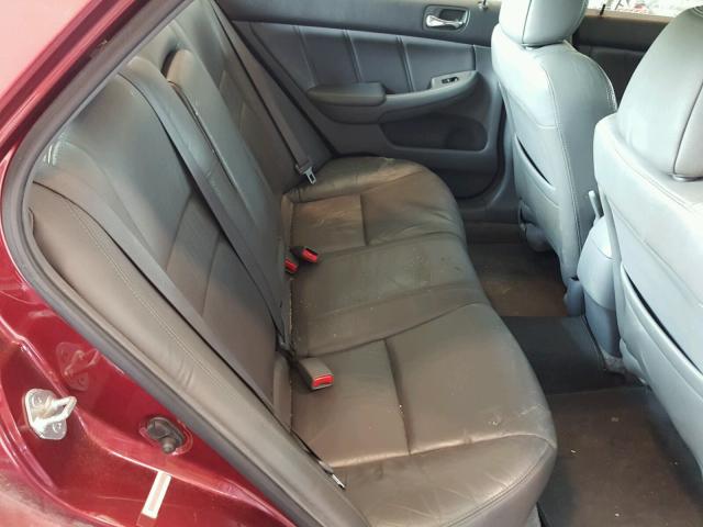 JHMCN365X7C003000 - 2007 HONDA ACCORD HYB BURGUNDY photo 6