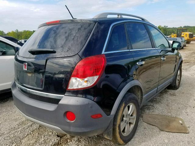 3GSCL33P78S724078 - 2008 SATURN VUE XE BLACK photo 4