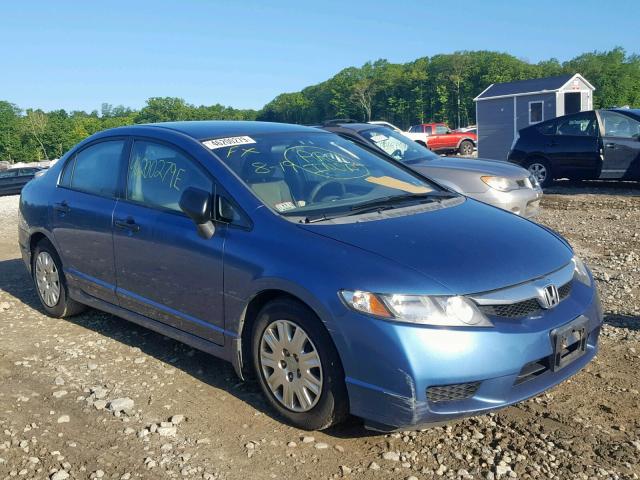 2HGFA15349H349821 - 2009 HONDA CIVIC VP BLUE photo 1