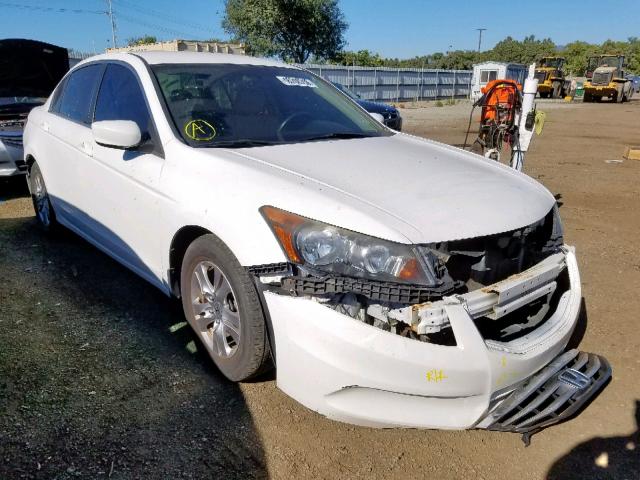 1HGCP2F68BA155443 - 2011 HONDA ACCORD SE WHITE photo 1