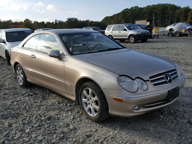 WDBTJ65J64F102435 - 2004 MERCEDES-BENZ CLK 320C TAN photo 1