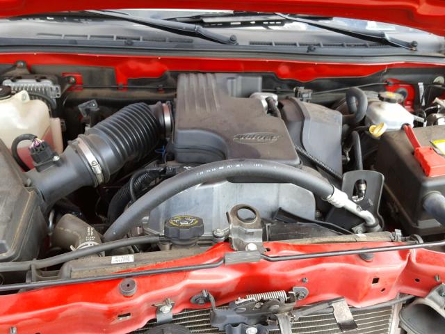 1GCCS149378118075 - 2007 CHEVROLET COLORADO RED photo 7