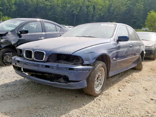 WBADT43491GX23186 - 2001 BMW 525 I AUTO BLUE photo 2