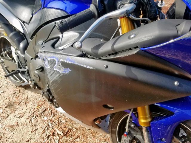 JYARN23E9BA011163 - 2011 YAMAHA YZFR1 BLUE photo 9