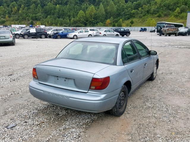 1G8ZH52871Z344559 - 2001 SATURN SL1 BLUE photo 4