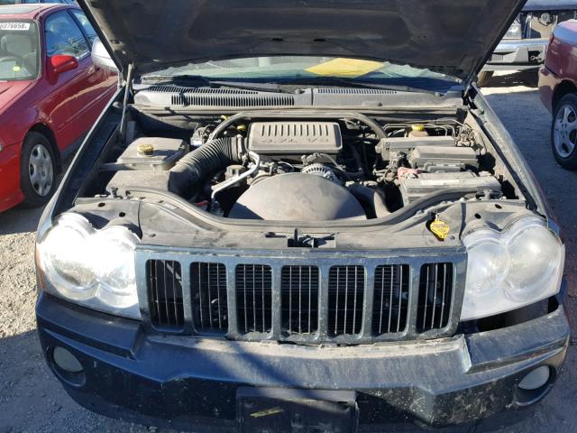 1J4HR48N85C502206 - 2005 JEEP GRAND CHER GRAY photo 7