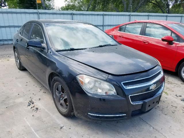 1G1ZC5EB8AF157126 - 2010 CHEVROLET MALIBU 1LT BLACK photo 1