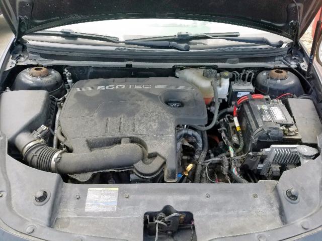 1G1ZC5EB8AF157126 - 2010 CHEVROLET MALIBU 1LT BLACK photo 7