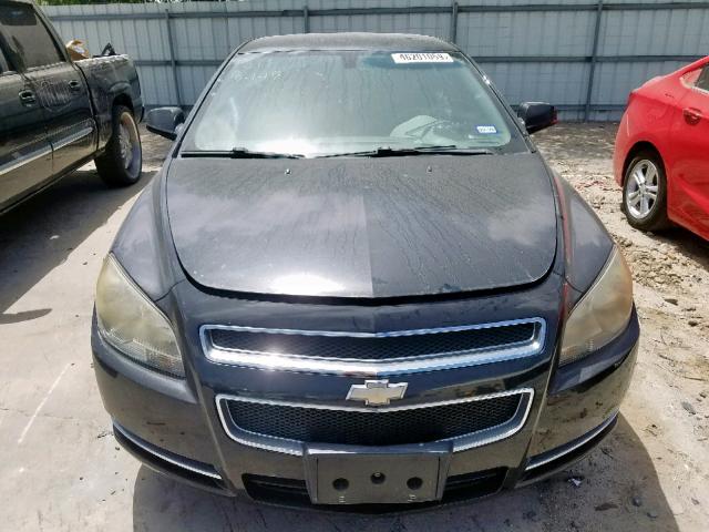 1G1ZC5EB8AF157126 - 2010 CHEVROLET MALIBU 1LT BLACK photo 9