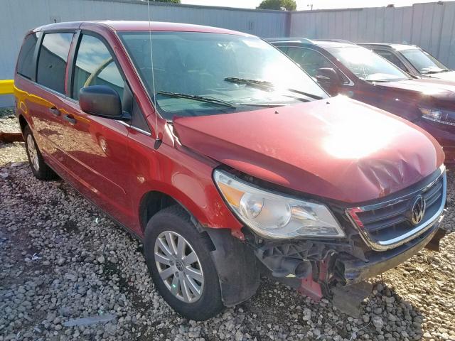 2V8HW44109R601332 - 2009 VOLKSWAGEN ROUTAN S RED photo 1