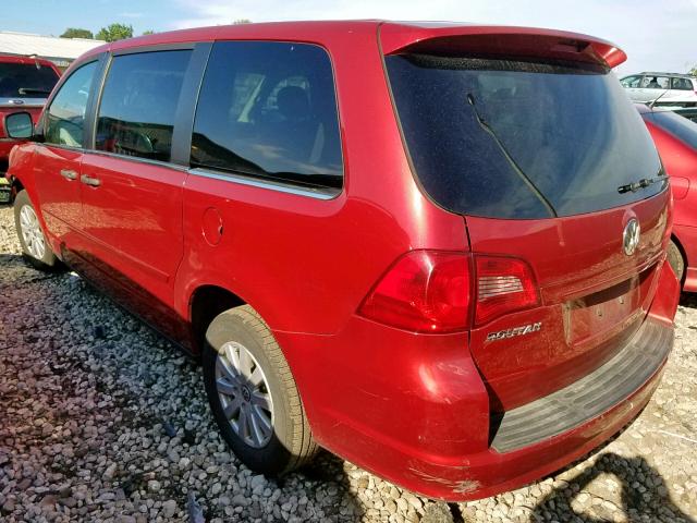 2V8HW44109R601332 - 2009 VOLKSWAGEN ROUTAN S RED photo 3