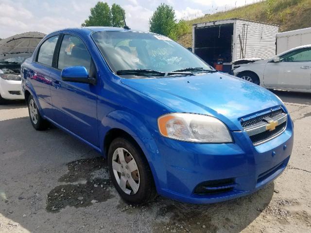 KL1TD5DE5AB072913 - 2010 CHEVROLET AVEO LS BLUE photo 1