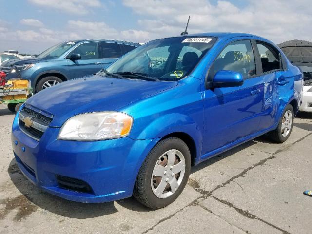 KL1TD5DE5AB072913 - 2010 CHEVROLET AVEO LS BLUE photo 2