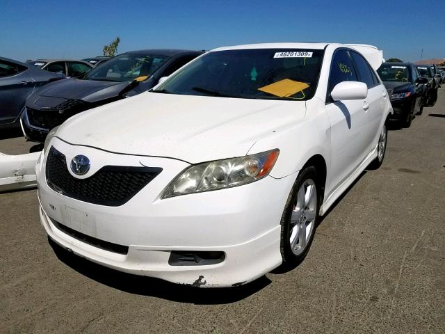 4T1BE46K68U772769 - 2008 TOYOTA CAMRY CE WHITE photo 2