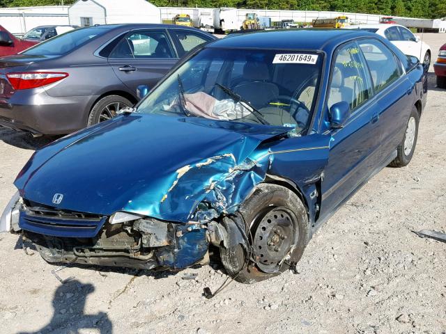 1HGCD5634SA151549 - 1995 HONDA ACCORD LX GREEN photo 2