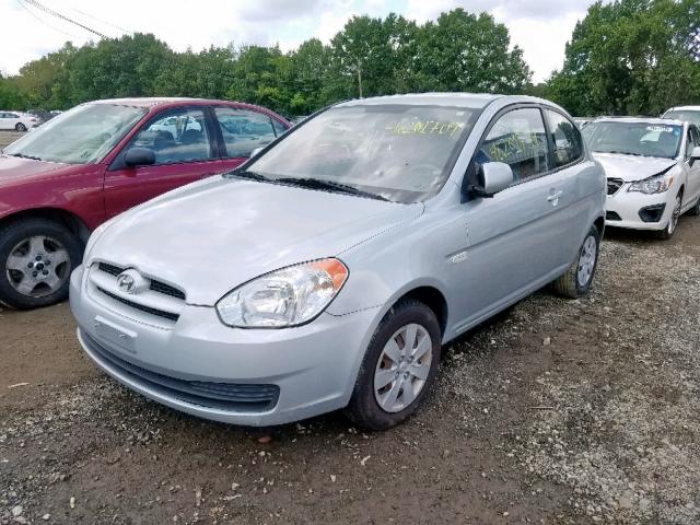 KMHCM3AC9AU181326 - 2010 HYUNDAI ACCENT BLU SILVER photo 2