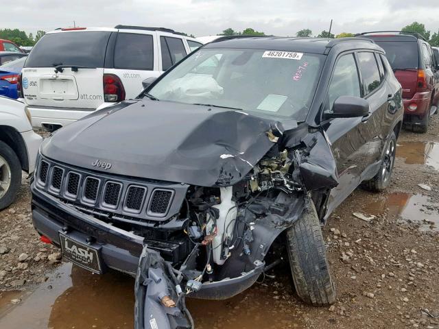 3C4NJDDB6HT597630 - 2017 JEEP COMPASS TR BLACK photo 2