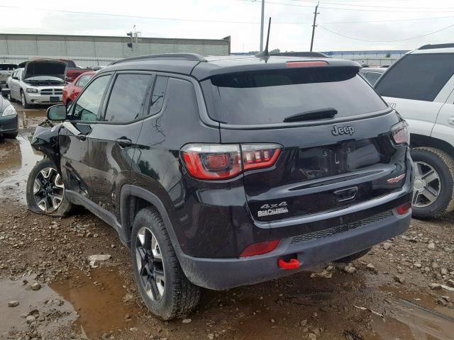 3C4NJDDB6HT597630 - 2017 JEEP COMPASS TR BLACK photo 3