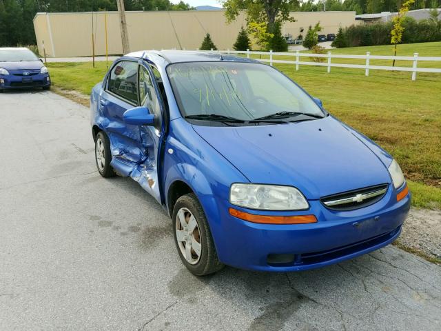 KL1TD56626B546796 - 2006 CHEVROLET AVEO BASE Mavi foto 1