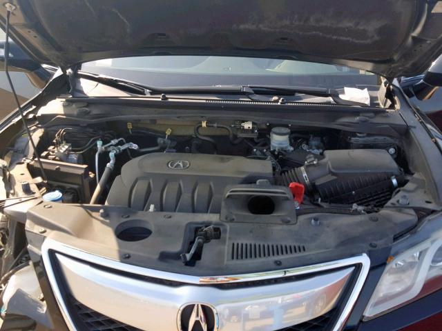 5J8TB3H31FL002209 - 2015 ACURA RDX BLACK photo 7