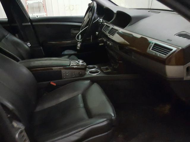 WBAHL83577DT09450 - 2007 BMW 750 BLACK photo 5