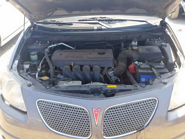 5Y2SL658X8Z416100 - 2008 PONTIAC VIBE GRAY photo 7