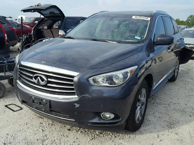 5N1AL0MNXDC314983 - 2013 INFINITI JX35 BASE GRAY photo 2