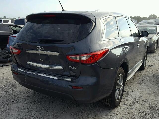 5N1AL0MNXDC314983 - 2013 INFINITI JX35 BASE GRAY photo 4