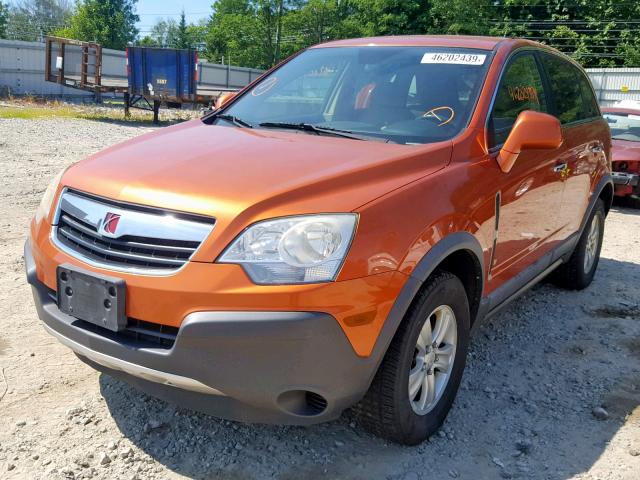 3GSCL33P48S618719 - 2008 SATURN VUE XE ORANGE photo 2