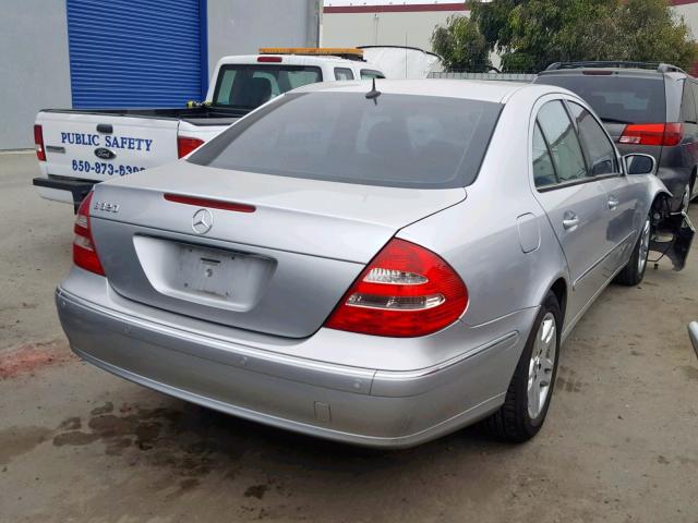 WDBUF65J13A119208 - 2003 MERCEDES-BENZ E 320 SILVER photo 4