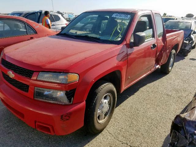 1GCCS198468239342 - 2006 CHEVROLET COLORADO RED photo 2