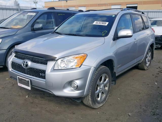 2T3BK31V79W004716 - 2009 TOYOTA RAV4 LIMIT SILVER photo 2