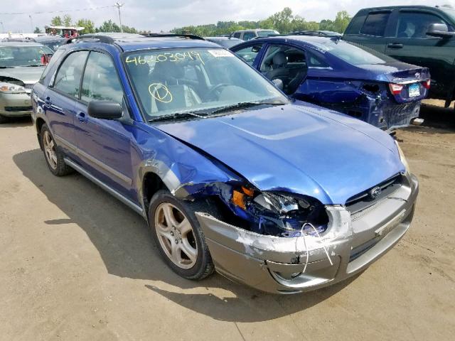 JF1GG68574H802281 - 2004 SUBARU IMPREZA OU BLUE photo 1