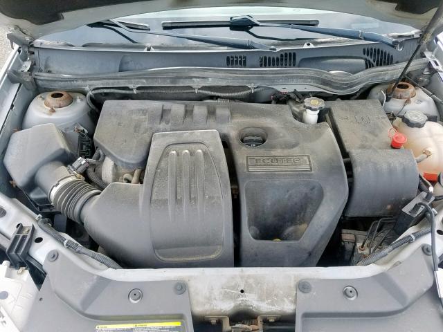 1G2AL55H797171280 - 2009 PONTIAC G5 SE SILVER photo 7