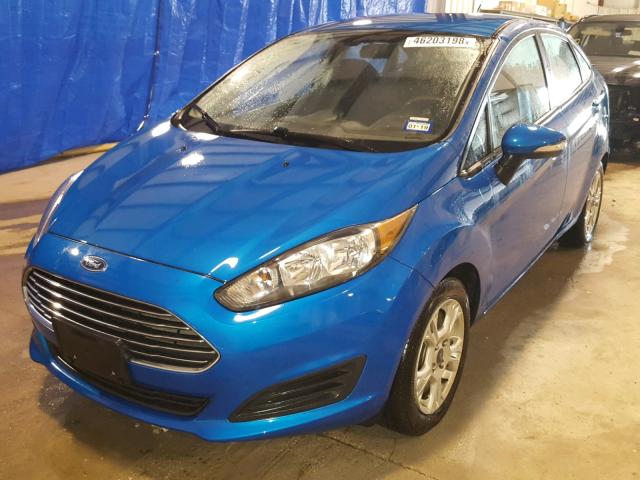 3FADP4BJ6FM104921 - 2015 FORD FIESTA SE BLUE photo 2