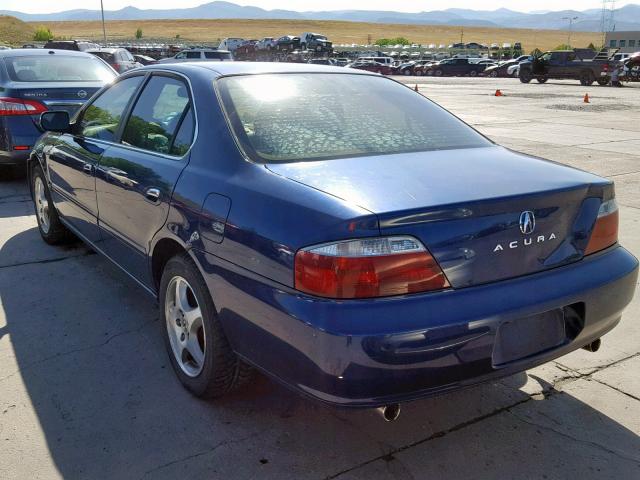 19UUA566X2A056209 - 2002 ACURA 3.2TL BLUE photo 3