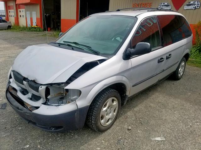 1D4GP25R53B218573 - 2003 DODGE CARAVAN SE SILVER photo 2