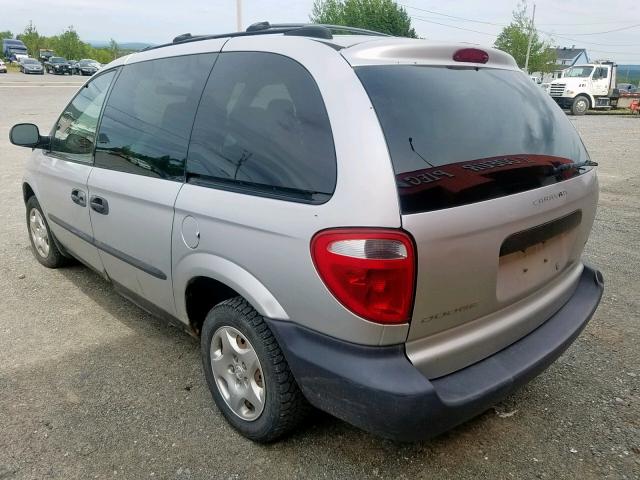 1D4GP25R53B218573 - 2003 DODGE CARAVAN SE SILVER photo 3