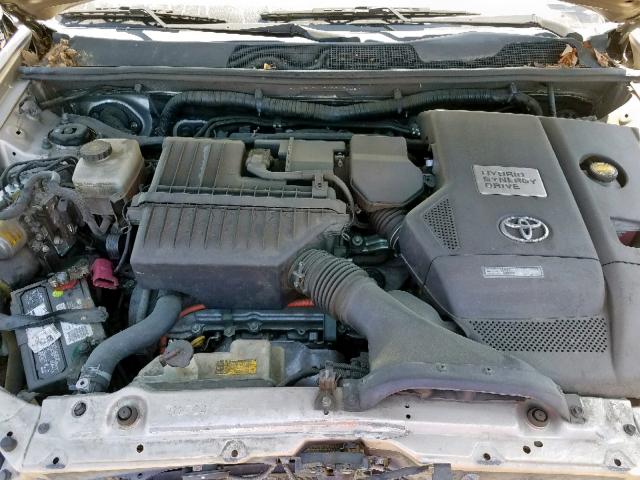 JTEEW21A560017985 - 2006 TOYOTA HIGHLANDER GOLD photo 7