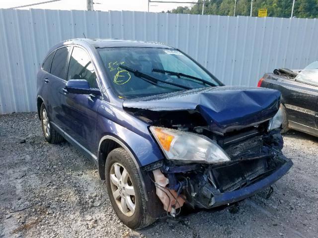 JHLRE48717C100055 - 2007 HONDA CR-V EXL BLUE photo 1