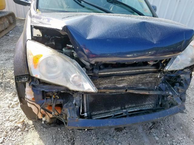 JHLRE48717C100055 - 2007 HONDA CR-V EXL BLUE photo 9