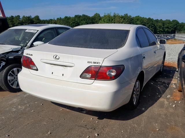 JTHBF30G325030751 - 2002 LEXUS ES 300 WHITE photo 4