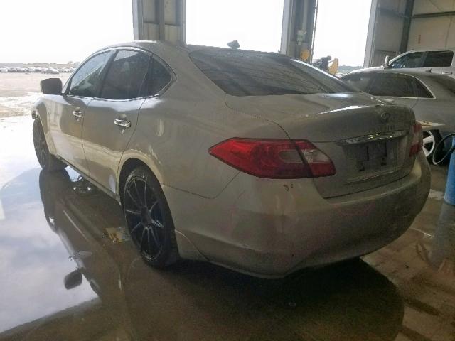 JN1BY1AP9BM322623 - 2011 INFINITI M37 SILVER photo 3