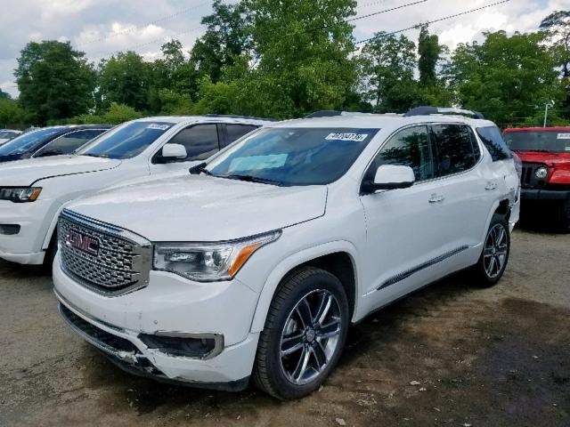 1GKKNXLS5KZ189618 - 2019 GMC ACADIA DEN WHITE photo 2