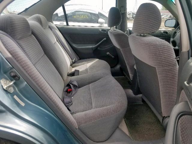 2HGEJ661XYH583983 - 2000 HONDA CIVIC BASE 蓝色 照片 6