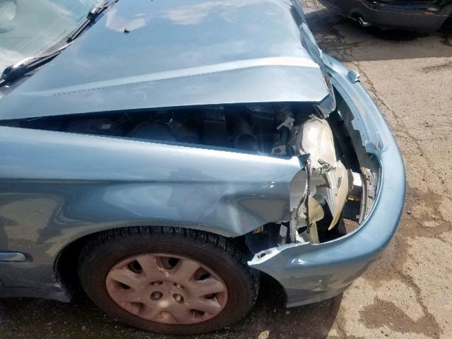 2HGEJ661XYH583983 - 2000 HONDA CIVIC BASE 蓝色 照片 9