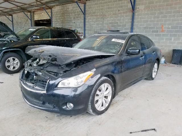 JN1BY1AP5BM323283 - 2011 INFINITI M37 BLACK photo 2