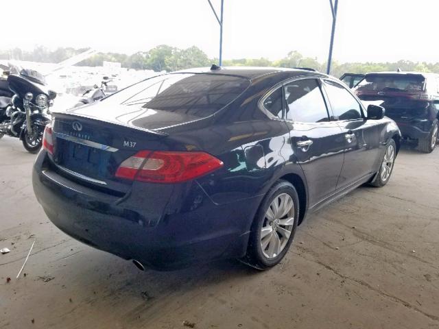 JN1BY1AP5BM323283 - 2011 INFINITI M37 BLACK photo 4